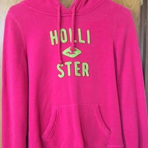 Small pink Hollister hoodie